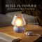 Next Glow Mushroom Lamp - Retro Funky Aesthetic LED Table Lamp, Dimmable E26 Socket Bulb